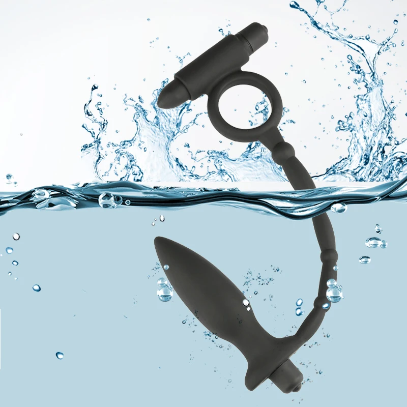 Sex Anal Plug Prostate Massager Cock Ring Vibrating Penis Double Vibrator Chastity Game Erotic Adult Toys For Men |