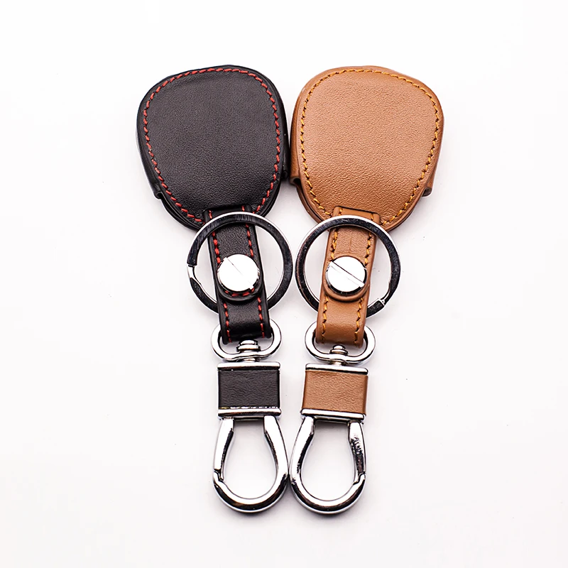 High quality 3 button For Mitsubishi OUTLANDER PAJERO Lancer EX / ASX leather remote control car key holder case | Автомобили и