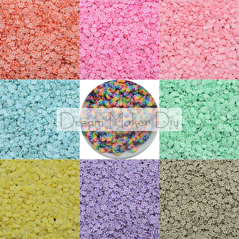 

100g/lot Polymer Hot Clay Sprinkles Suger Candy for Crafts Making, DIY
