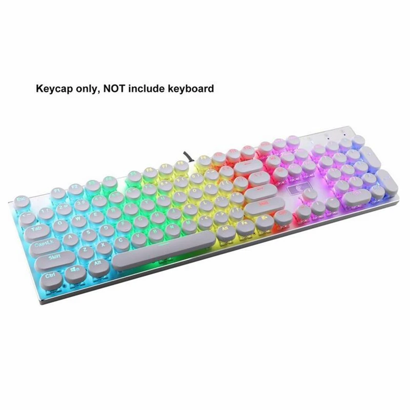 DIY Keycap Ретро СТИМ панк клавиши пишущей машинки для механической клавиатуры 104