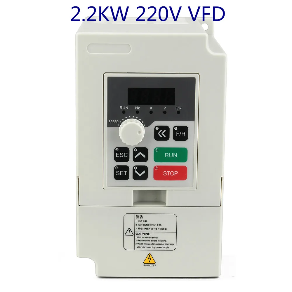 2.2KW 220V 220v 1.5kw/2.2KW Inveter частотно-регулируемым приводом преобразователь частоты частотно-регулируемый привод мотора Скорость Управление - Цвет: 2.2KW 220V