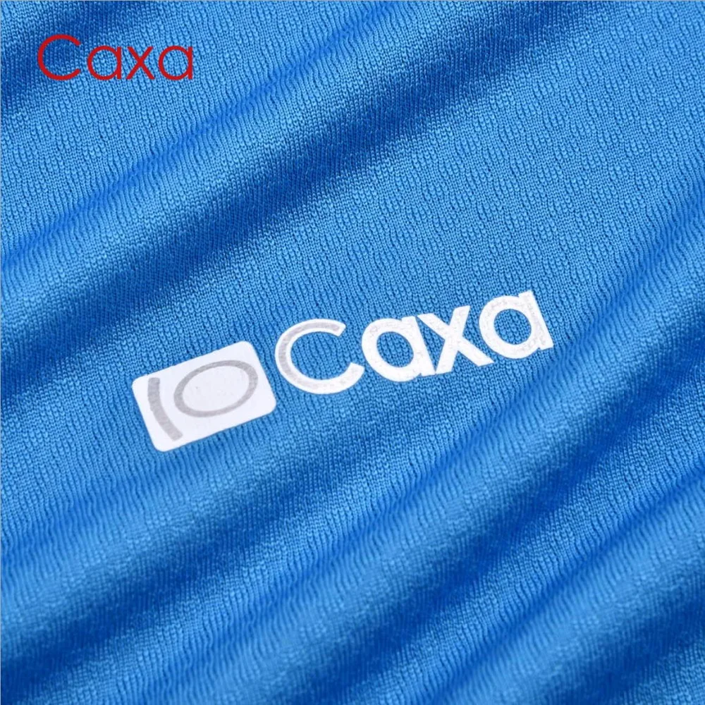 Мужская быстросохнущая Спортивная футболка Caxa, мягкая футболка с защитой от пота для тренажерного зала, фитнеса, Солнцезащитная футболка для занятий спортом на открытом воздухе, футболка для бега, топы для бодибилдинга