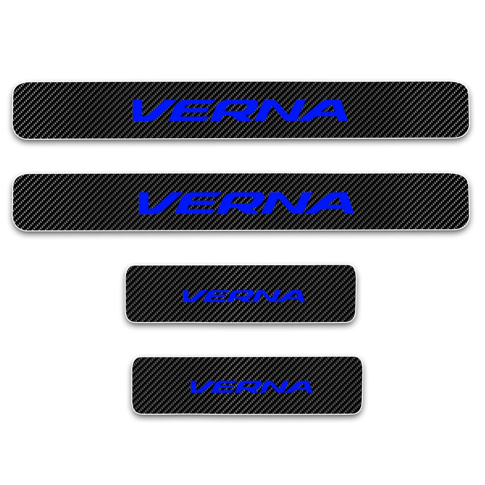 Car Door Sill For Hyundai VERNA Threshold Plate Entry Guard Scuff Car-styling Accessories 4Pcs | Автомобили и мотоциклы
