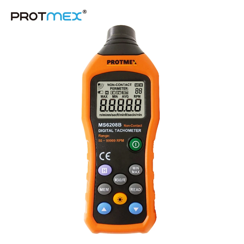 

Тахометр Бесконтактный цифровой, с ЖК-дисплеем, с подсветкой