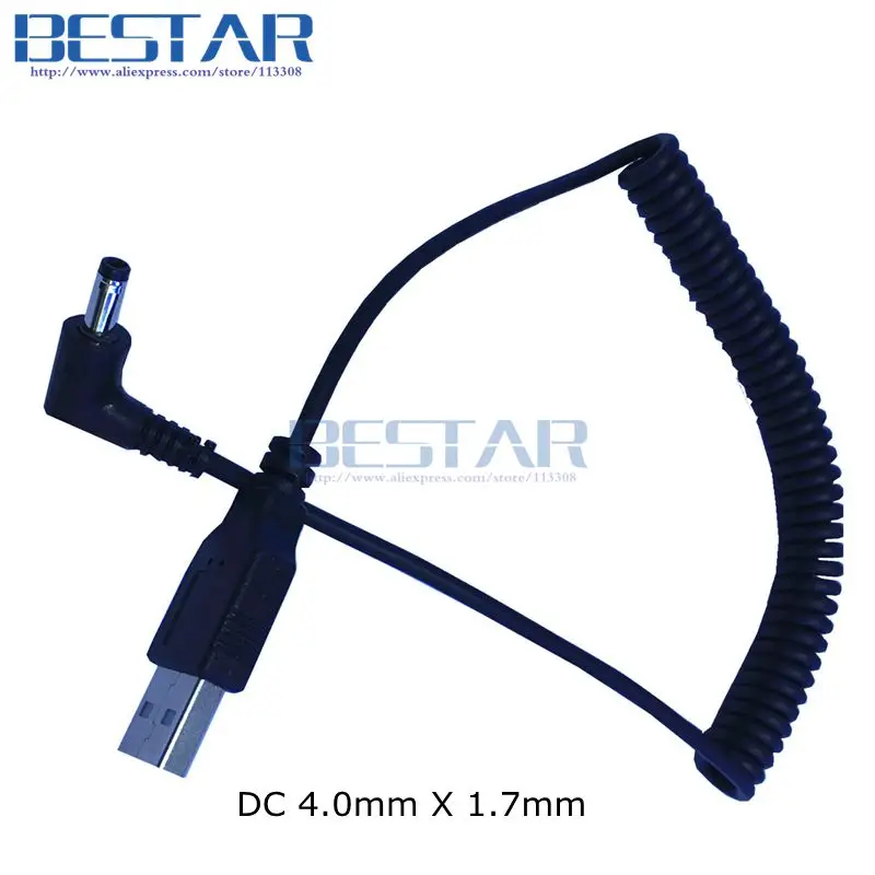 USB-разъем DC 4 0*1 7 мм 7*1 5 5*2 1 5*3 0 и 3 5*1 35 Эластичный кабель * силовой пружинный м |