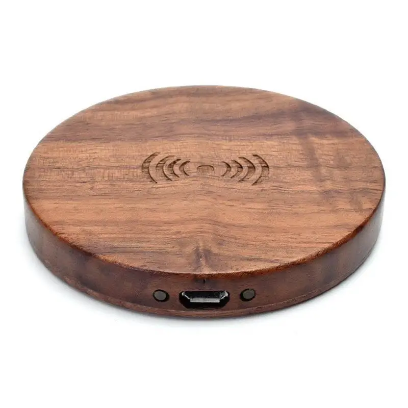 2018 дерево универсальное Qi Беспроводное зарядное устройство для мобильного