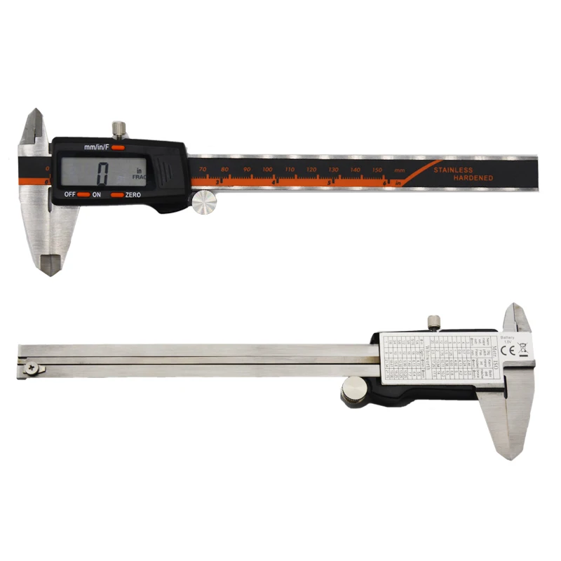 Штангенциркуль цифровой из нержавеющей стали 6 дюймов 150 мм|Штангенциркули| |