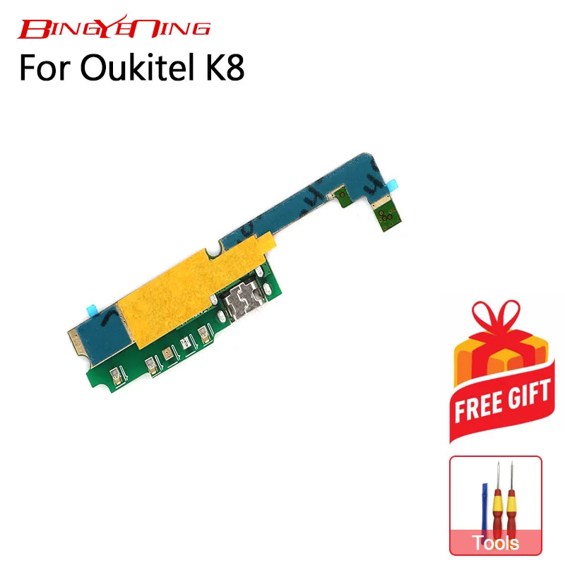 BingYeNing новинка оригинал для Oukitel K8 usb штепсельная плата зарядки гибкий телефон