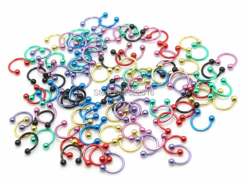 Кольцо с шариком для пирсинга тела из нержавеющей стали | Украшения и аксессуары