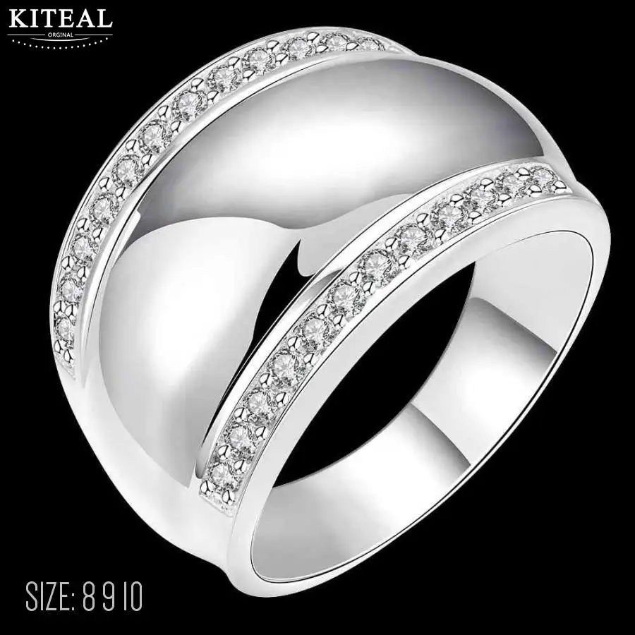 Оптовая продажа ювелирных изделий серебряные кольца для женщин мужчин невидимое