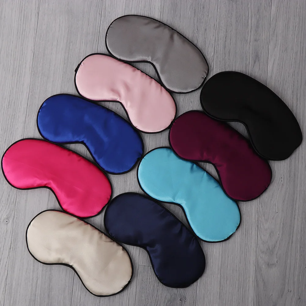 1 шт. мягкая имитация шелка маска для сна мягкий тент чехол путешествий