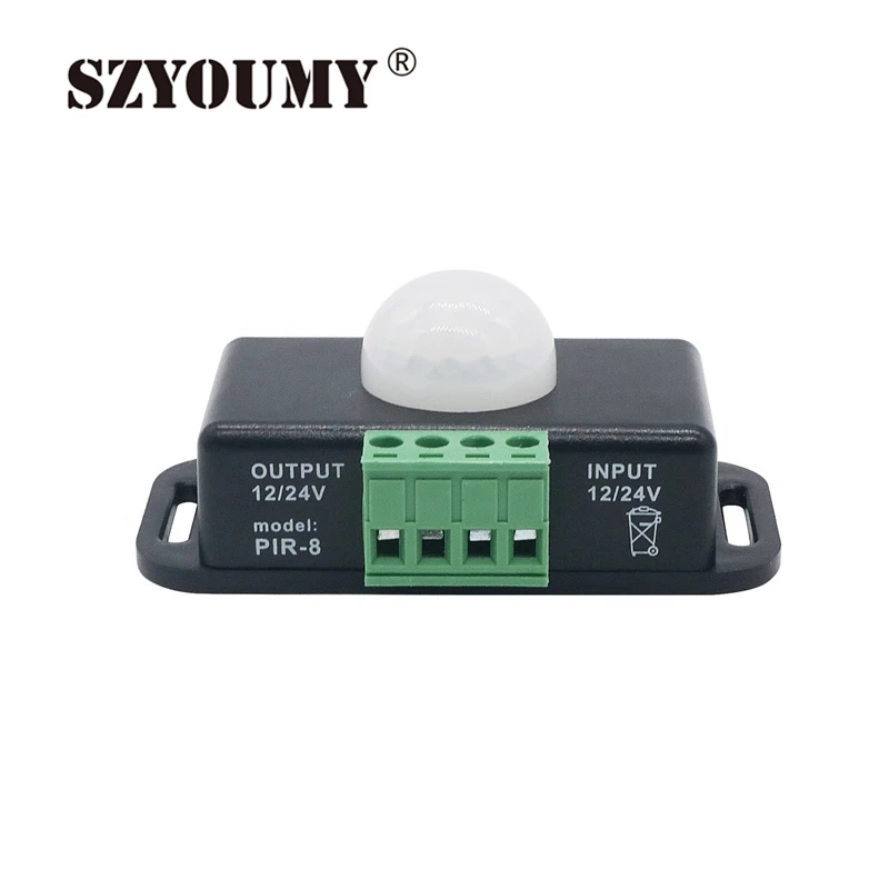 SZYOUMY инфракрасный датчик движения PIR переключатель автоматический DC 12 V/24 V для 5050