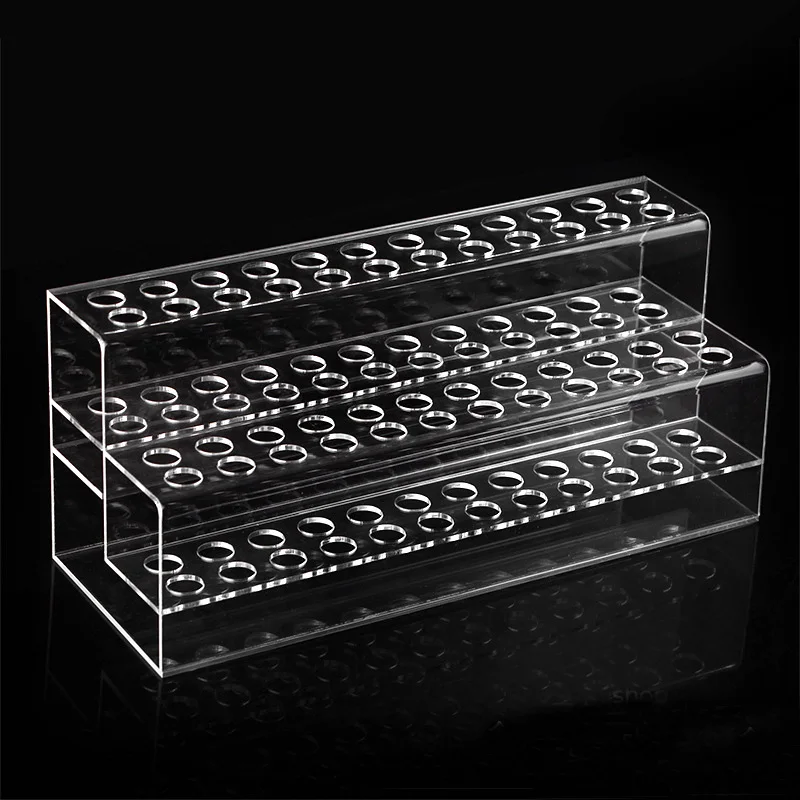 New Clear Plastic Eyebrow Pencil Pen Holder Eyeliner Makup Brush Storage Acrylic Display Stand Shelf