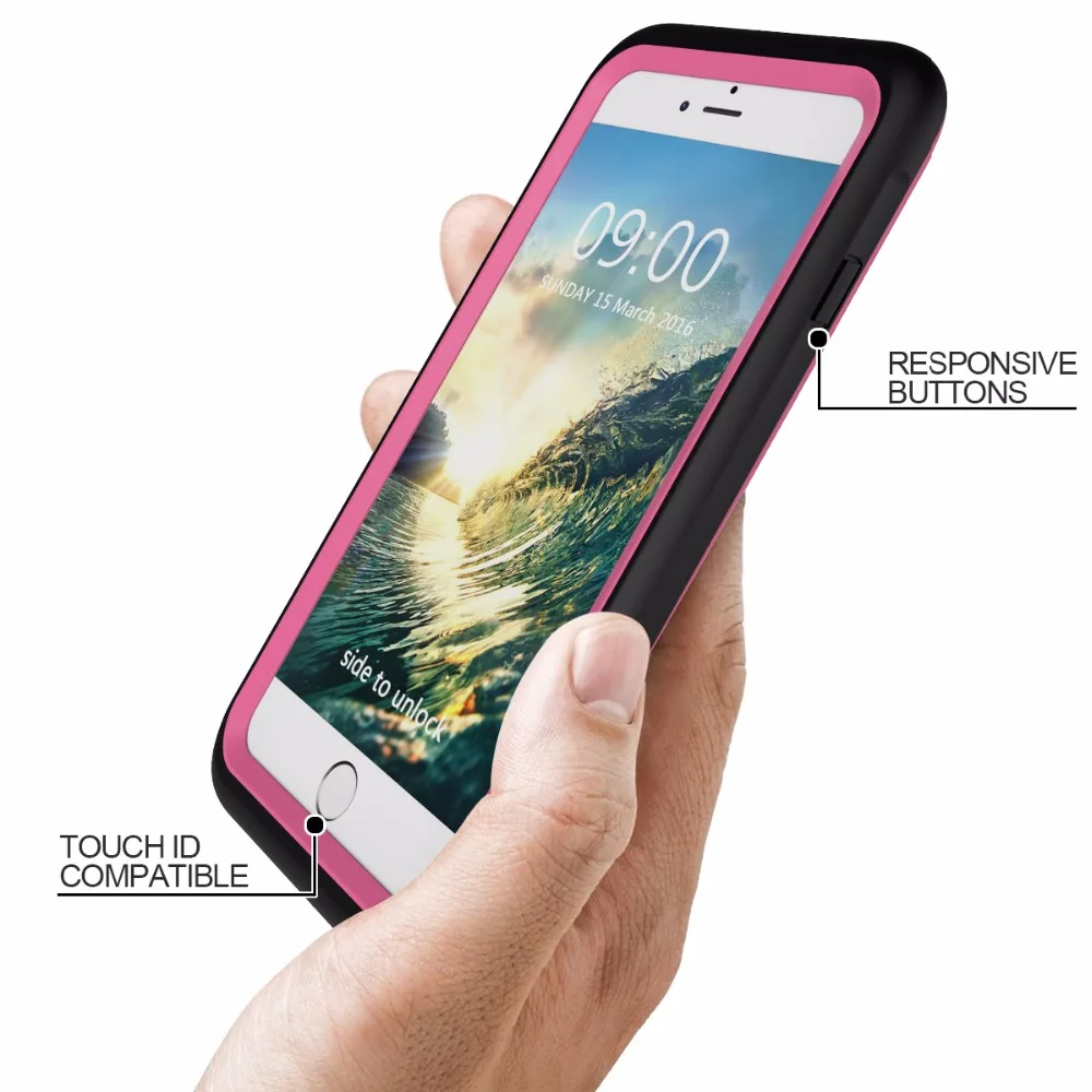 Водонепроницаемый чехол для iPhone 6 6s сенсорный экран прочный водостойкий мешок