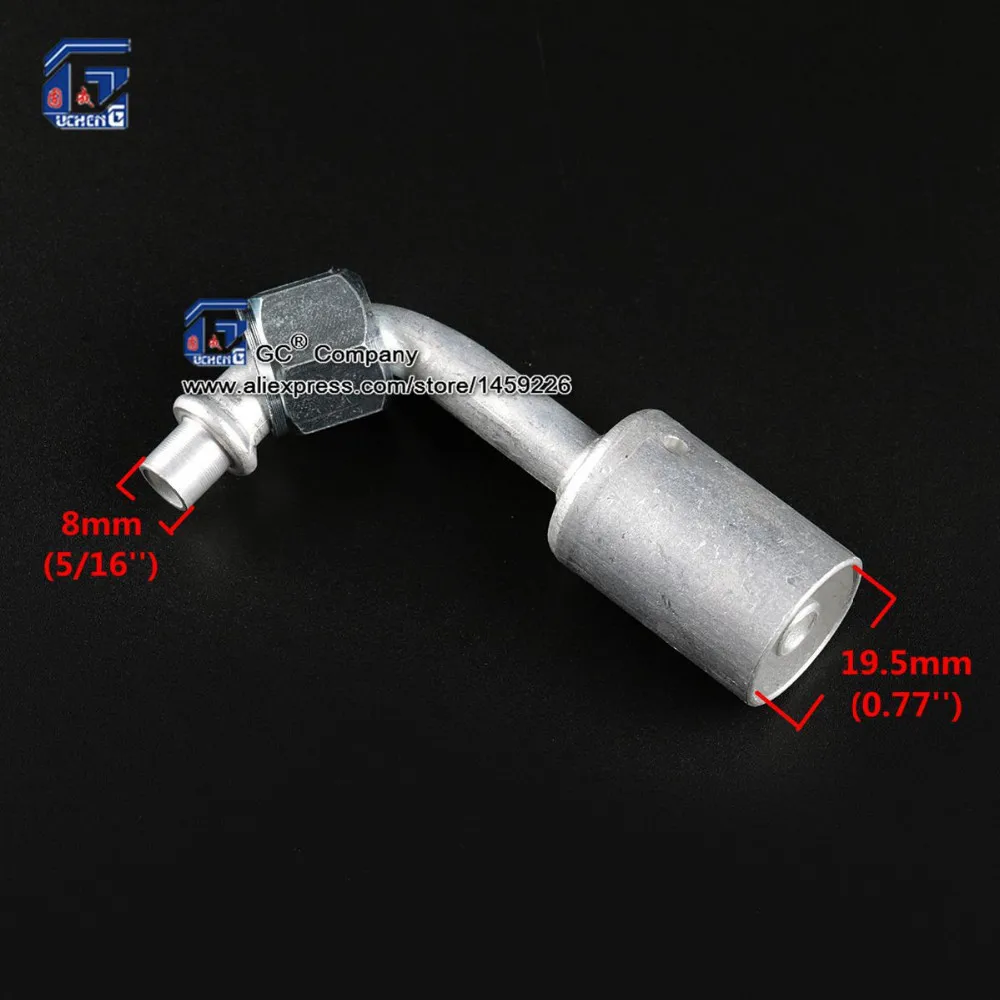 6#8#10 R12 90 градусов Женский Гайка уплотнительное кольцо Beadlock фитинг с наконечником для /c Стандартный барьер шланг#6#8#10
