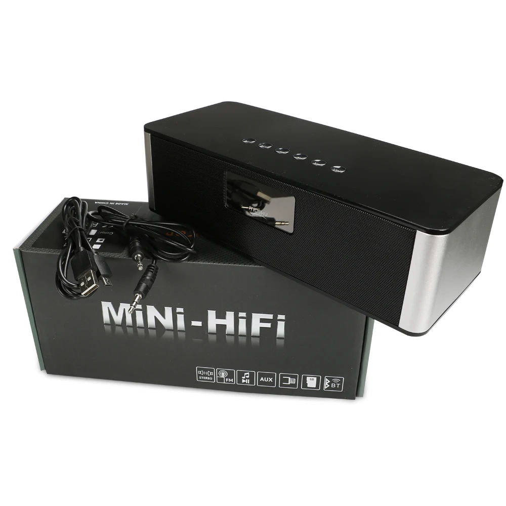 Abuzhen Bluetooth-динамик беспроводной портативный со светодиодный ным дисплеем