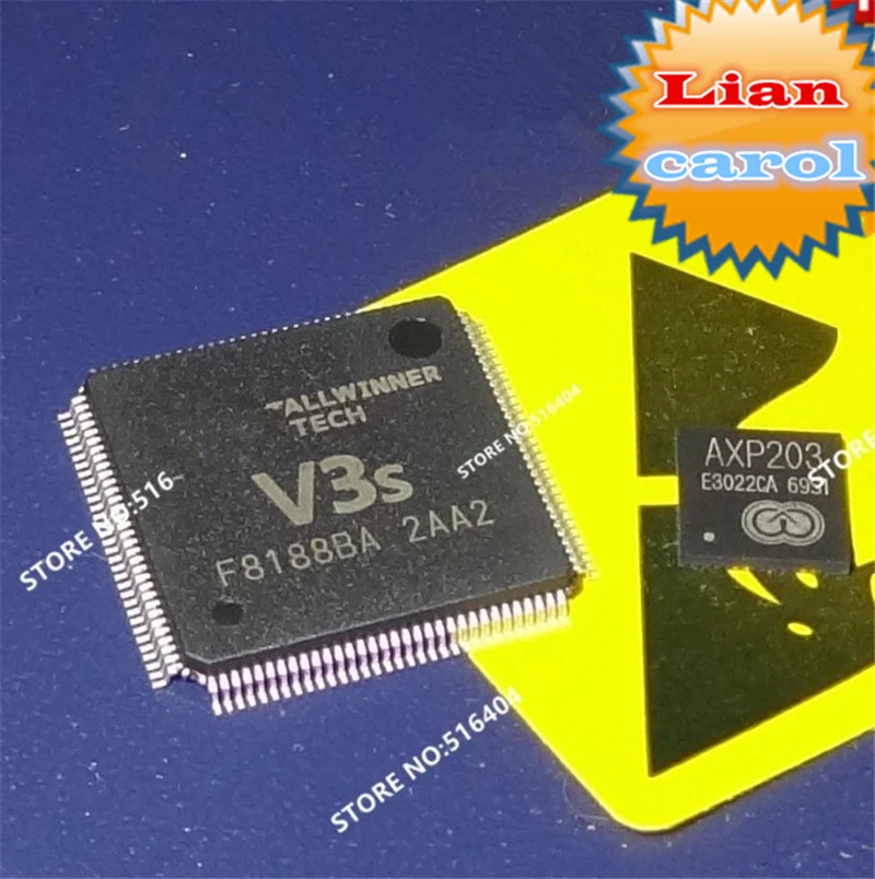 ALLWINNER CPU V3S 10 шт. + AXP203 = 20 шт.|cpu| |