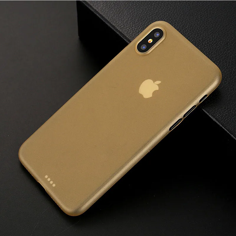 Ультратонкий матовый чехол 0 26 мм для IPhone 7 8 6 6s XR XS Max X Оригинальный Plus