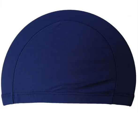 dark blue 1 шт., одноцветные спортивные ультратонкие шапочки для купания, защищающие уши, Длинные приспособления для плавания - Цвет: dark blue