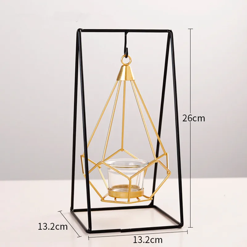 candle holder 1 шт., подвесной чайный светильник в европейском стиле, металлический Железный Держатель для украшения дома, маленький чайный светильник, подсвечники, подходящая чашка для свечей - Цвет: candle holder