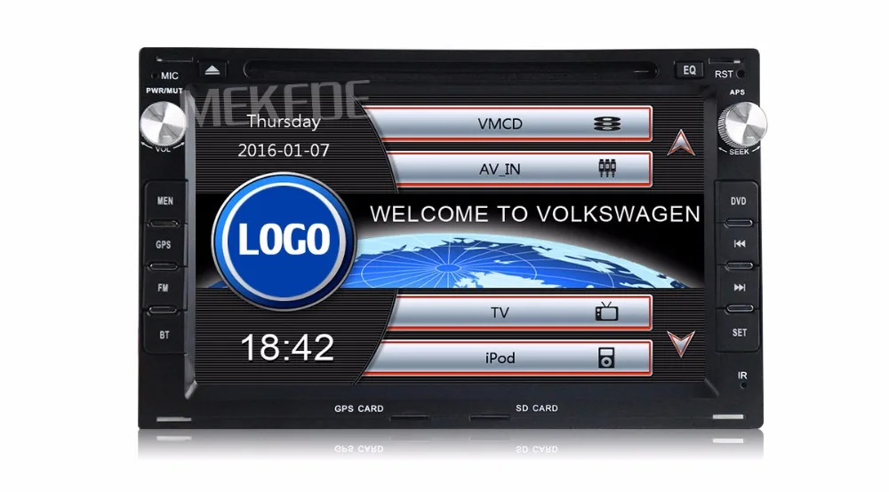 2 DIN сенсорный экран автомобильный dvd мультимедийный плеер радио для VW Golf4 T4 Passat B5 Sharan MK4 gps Navi BT RDS 1080P