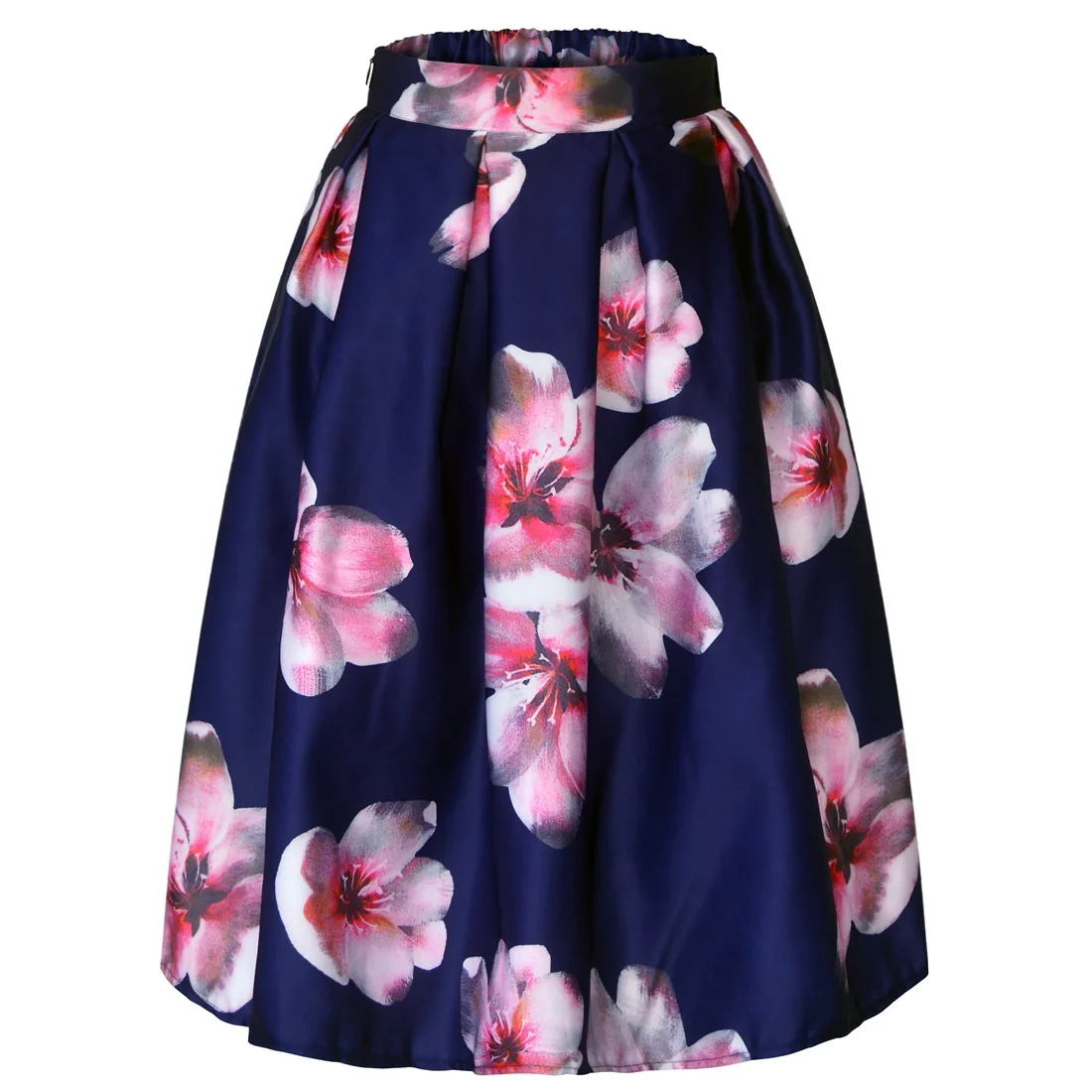 skirts womens Музыкальная заметка, Женская плиссированная юбка,, высокая талия, бальное платье средней длины, юбки для скейтеров, Saias, женские винтажные Юбки 50s 60 s, юбки для рокабилли, Saias - Цвет: skirts womens
