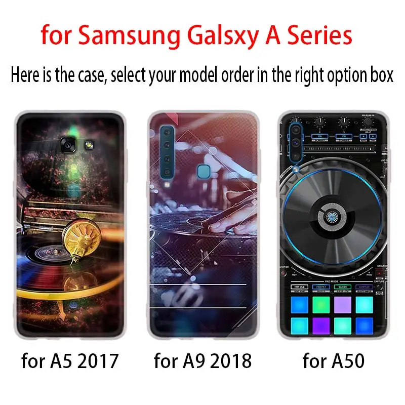 Ddj диджеев чехол для Samsung Галактики A12/A20/A51/A70/A20s/A21s/A32/A50/A50s/A42/A52/A72 5G A8 A7 A6 2018