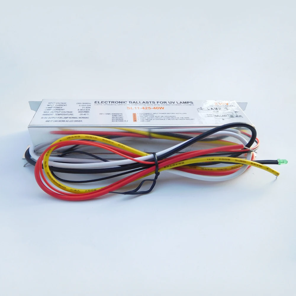 SL11 425 40W бактерицидные лампы ЭПРА T5 40 Вт пускорегулирующий аппарат для УФ ламп