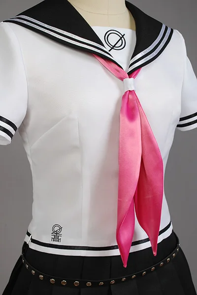 Супер DanganRonpa Ибуки миода Косплей Костюм Платье Униформа костюм Хэллоуин карнавальные костюмы