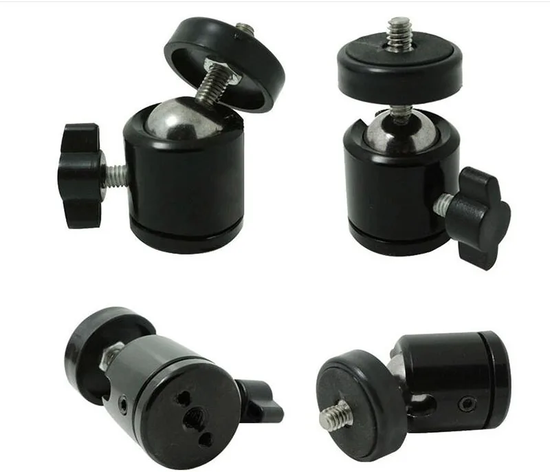 Алюминиевый вращающийся на 360 градусов шаровой штатив с резьбовым креплением 1/4