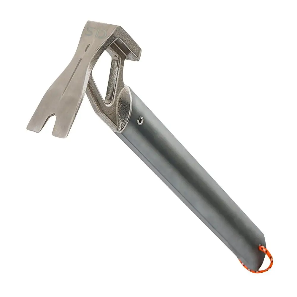 

Tent Hammer Lightweight Aluminum Handle Stainless Steel Hammer Outdoor Mountaineering Camping Tent Nail Puller Hammer