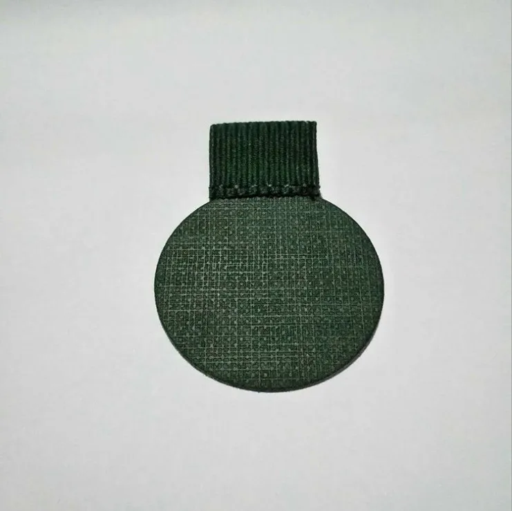Round-Dark Green Climemo 3 шт. самоклеющаяся кожаная клипса карандаш эластичная петля для ноутбуков журналов вен Тип модный подарок День святого Валентина - Цвет: Round-Dark Green