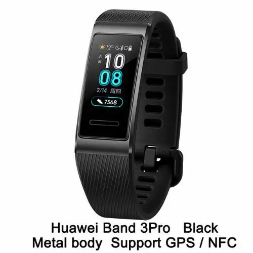 Band 3 Pro black huawei Band 3/Redmi 3 Pro Smartband металлический каркас, активно-матричные осид, полный Цвет Дисплей сенсорного экрана Плавание ход сердечного ритма Сенсор сна - Цвет: Band 3 Pro black