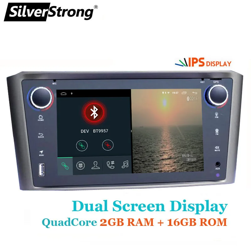 SilverStrong Android9.0 Автомагнитола Navi для TOYOTA Avensis 2din автомобильный навигатор android9.0 2din