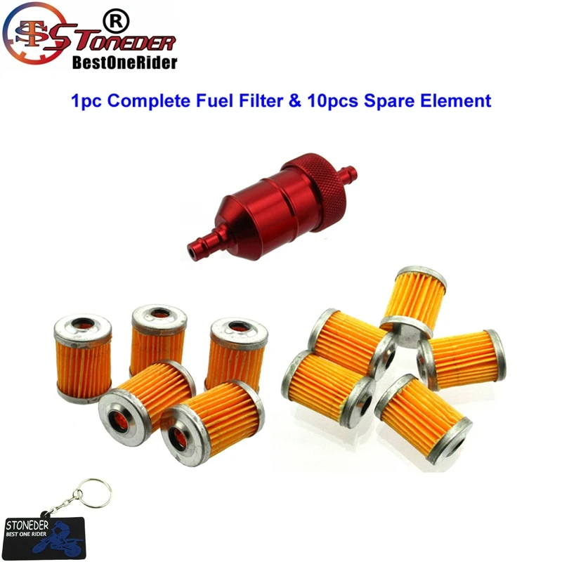 STONEDER топливный фильтр с запасным элементом для Honda Yamaha Suzuki SSR Thumpstar питбайк
