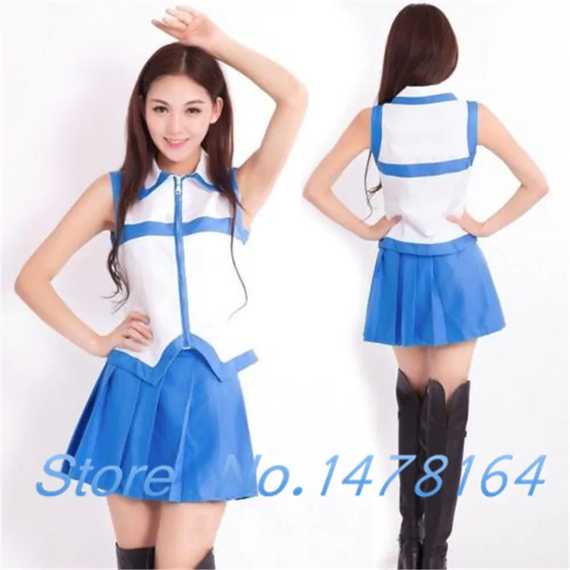 Костюм для косплея Люси из аниме Фея хвост милый привлекательный школьный