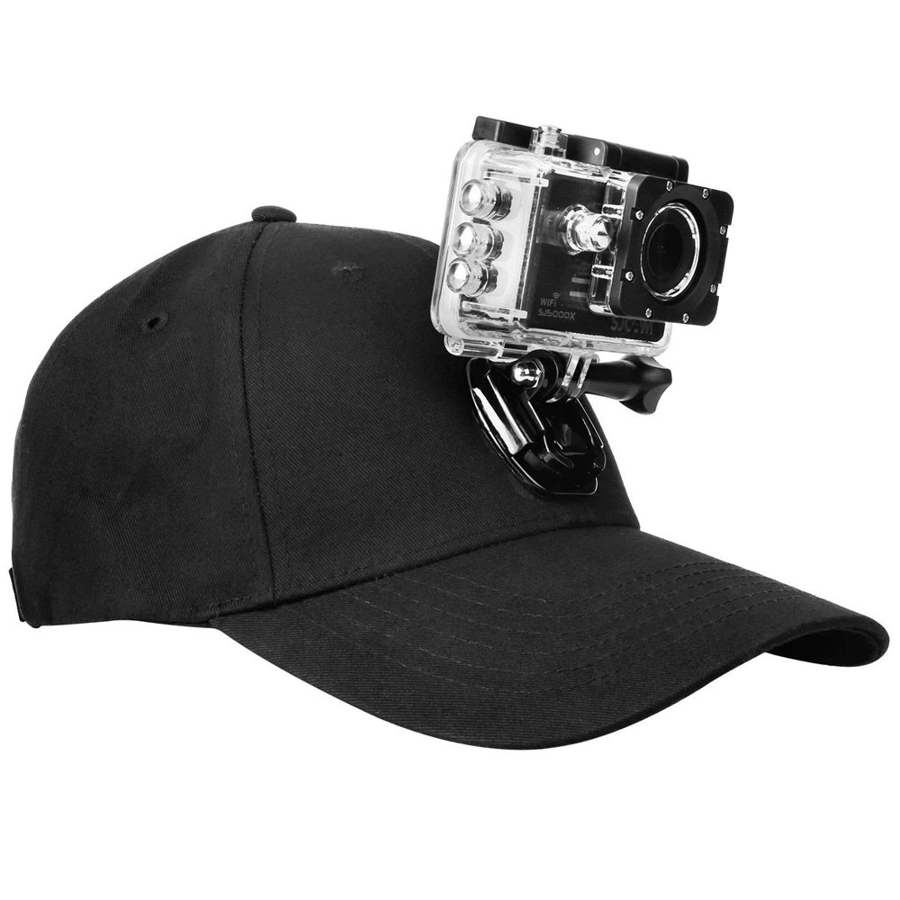 Регулируемая Брезентовая Солнцезащитная шляпа YIXAING для Gopro Hero 5 4 3 SJCAM SJ7 SJ6 M20 Eken H9 H9R