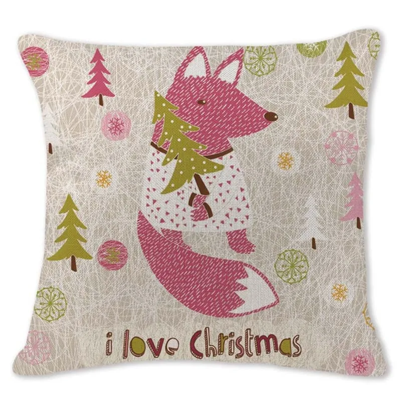 Фокс чехол для подушки с милым мультипликационным принтом Cutton белье высокое