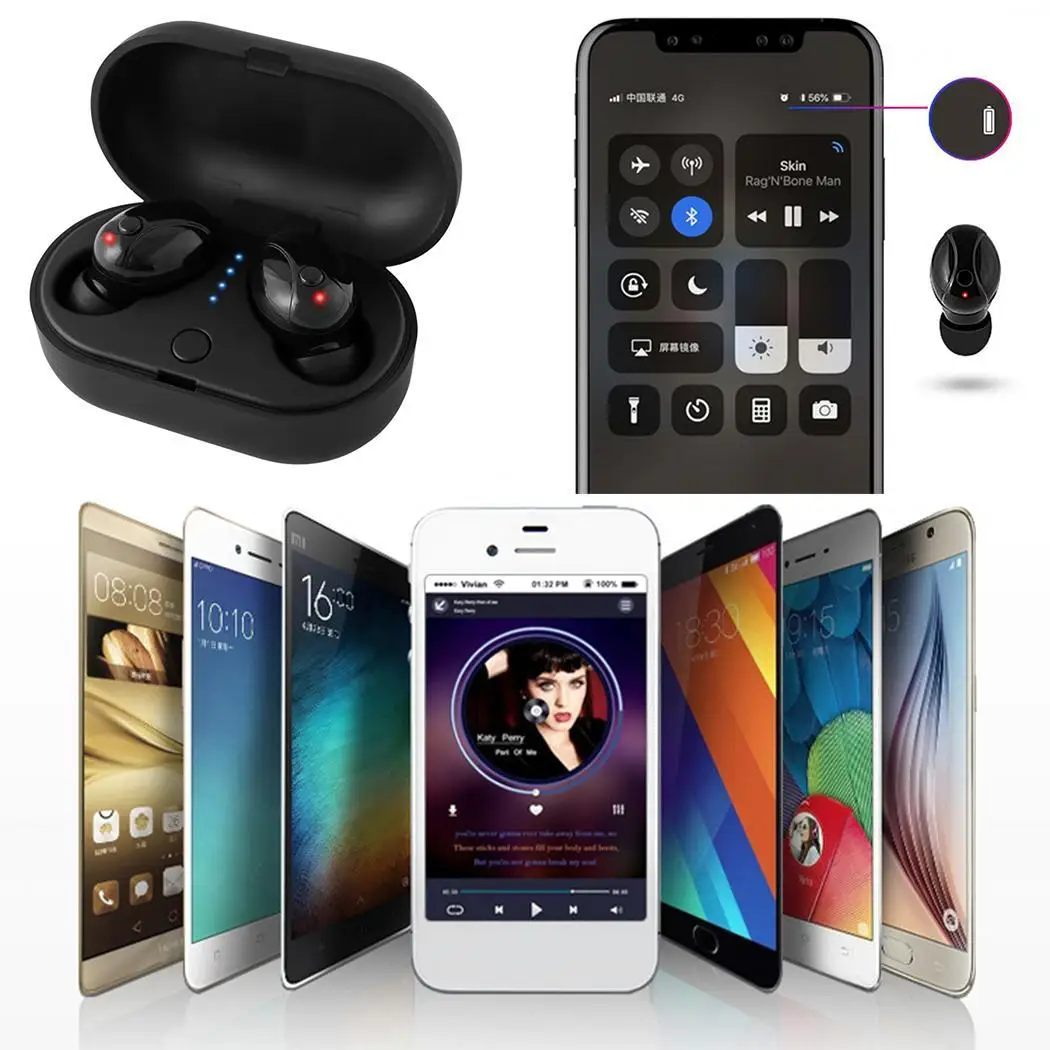 Мини беспроводные наушники Bluetooth 5 0 подберите и автоматические 500Amh комплект 10 m Boot