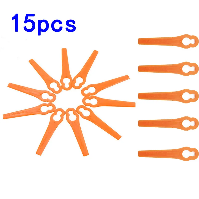 Двор газонокосилки фрезы на открытом воздухе Запчасти аксессуары 15/30 шт. Пластик
