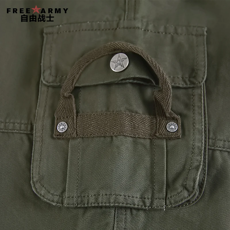 Autumn Brand Women Cargo Pants Casual Green Pockets Decoration Patchwork Joggers Trousers | Женская одежда