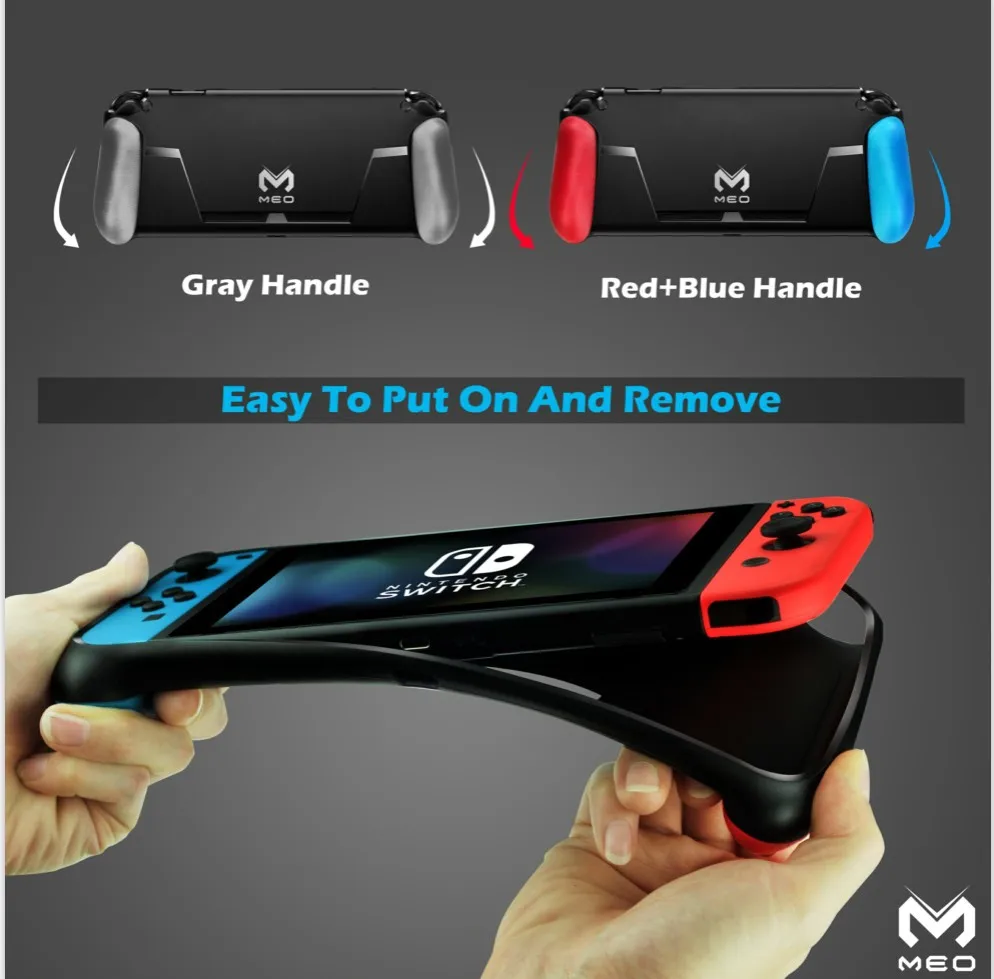 Мягкий защитный чехол Nintendo Switch для игровой консоли NS Nintendoswitch из ТПУ с ручкой и