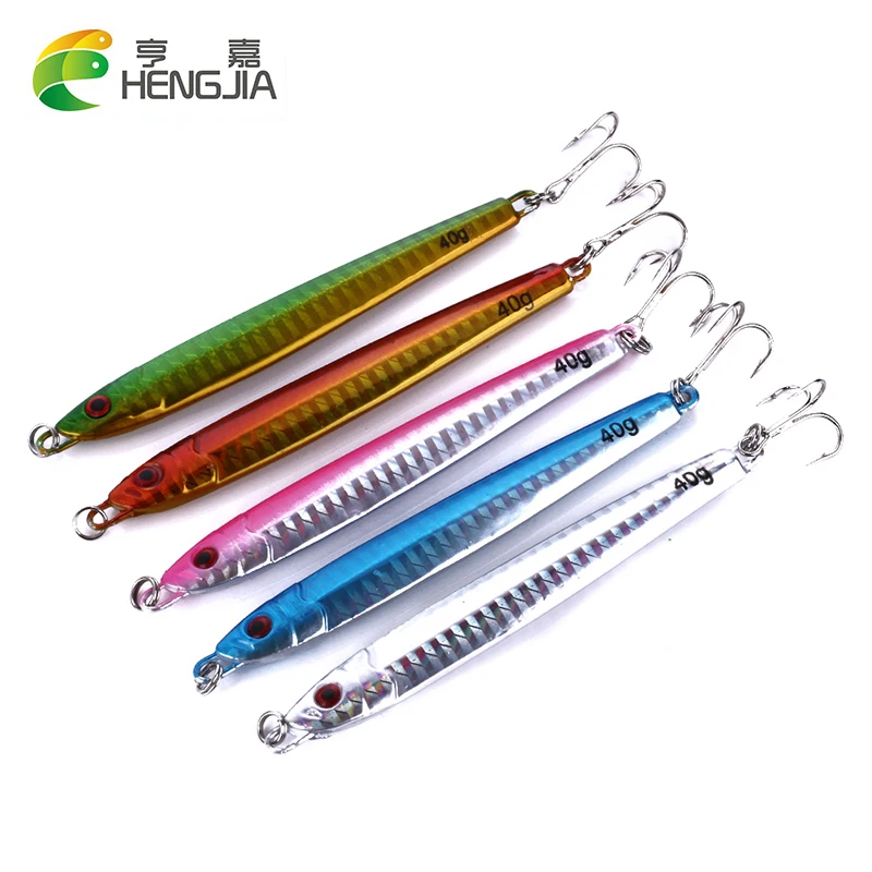 

HENGJIA 20 шт. 40 г металлическая свинцовая рыба
