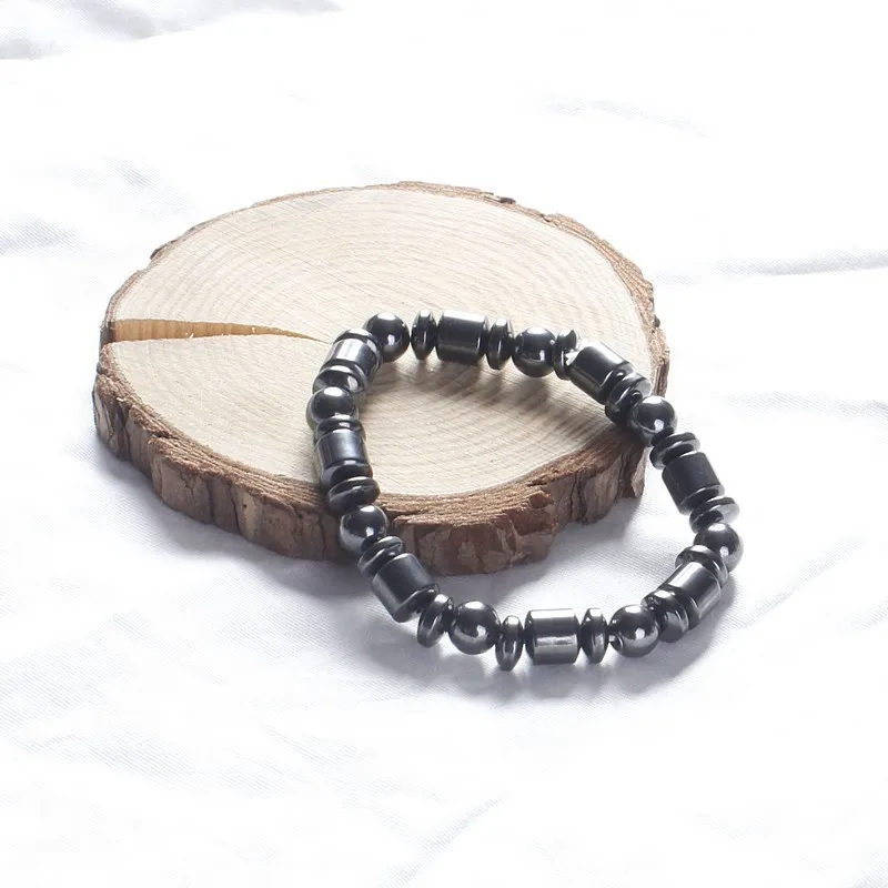 Браслет с бусинами для мужчин и женщин стильный простой эластичный браслет в
