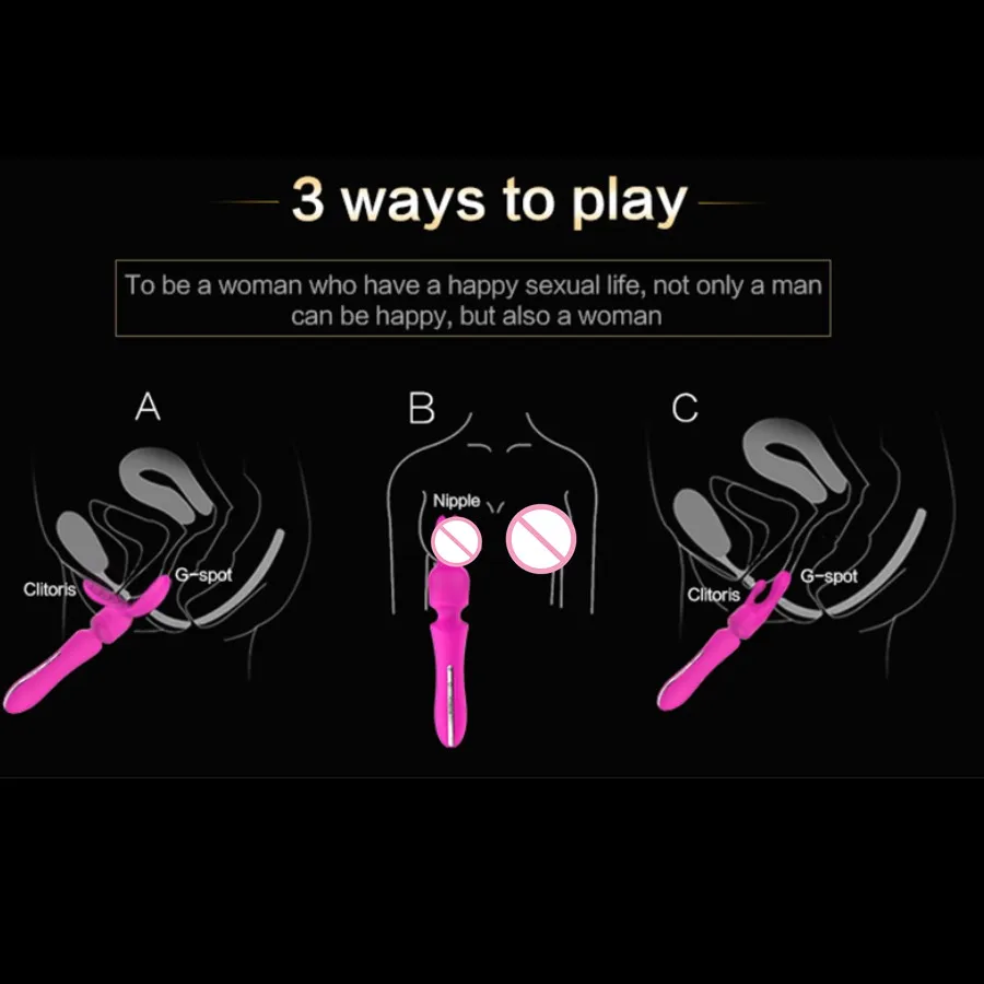 Вибратор-мастурбатор Nalone силиконовый с зарядкой от USB 7 видов вибрации для женщин