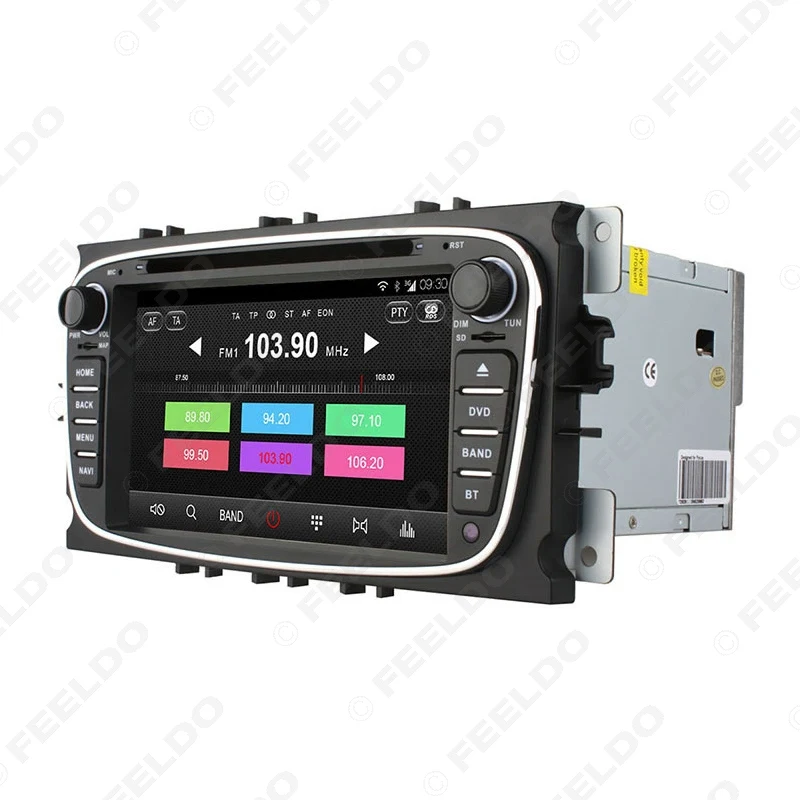 FEELDO 7 &quotчерная панель Android 6 0 DDR3 2G/16G/4G LTE четырехъядерный автомобильный DVD GPS радио