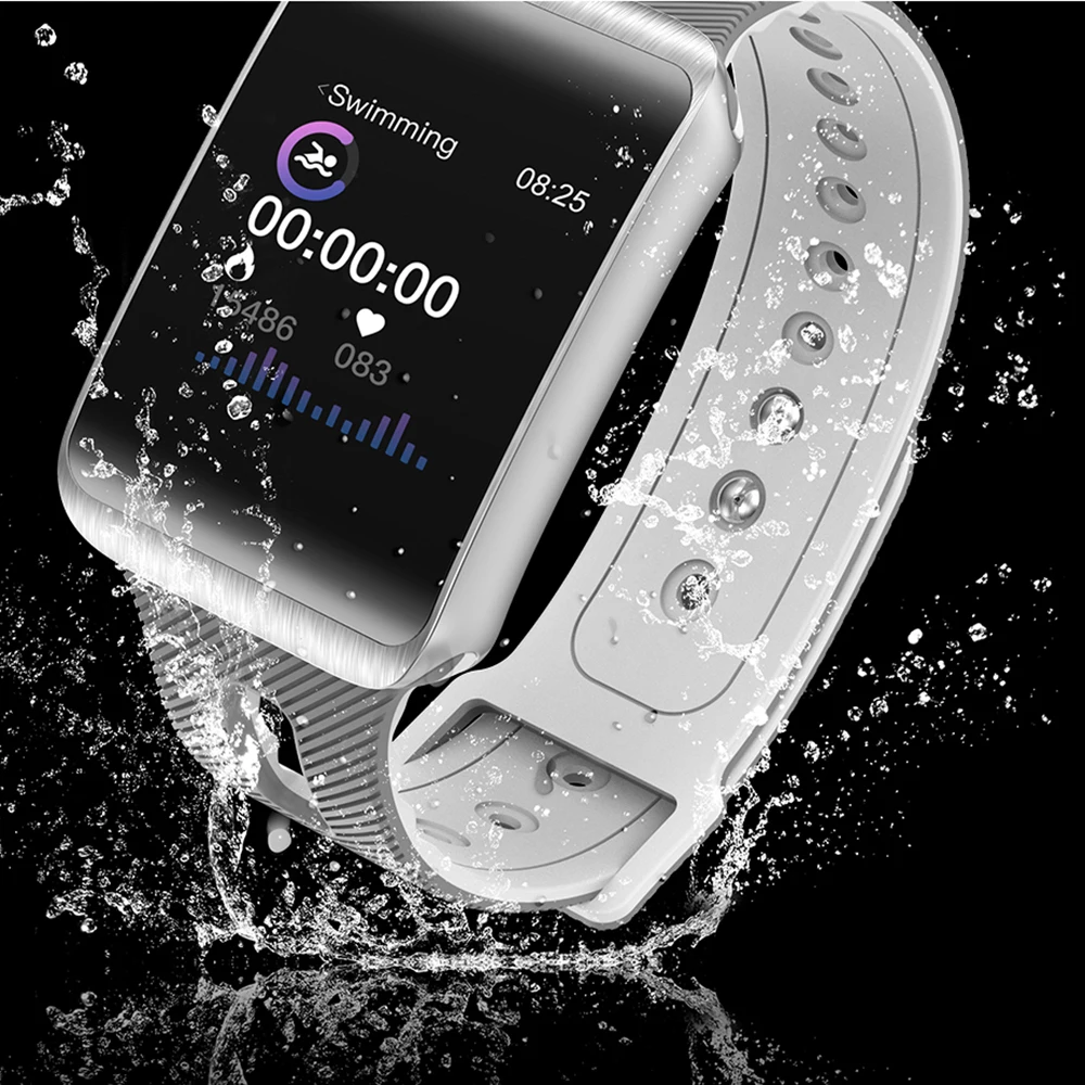 

GT98 Smart Watch Bluetooth 4.0 Blood Pressure Heart Rate Bracelet Waterproof Sport Watch Men Women TFT Smartwatch TF1 Upgrade