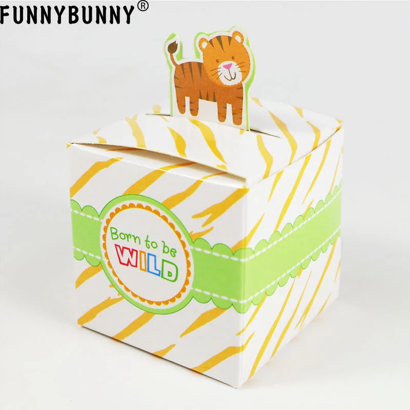 FUNNYBUNNY 24 шт дикие очаровательные джунгли сафари зоопарк тема детский душ пользу