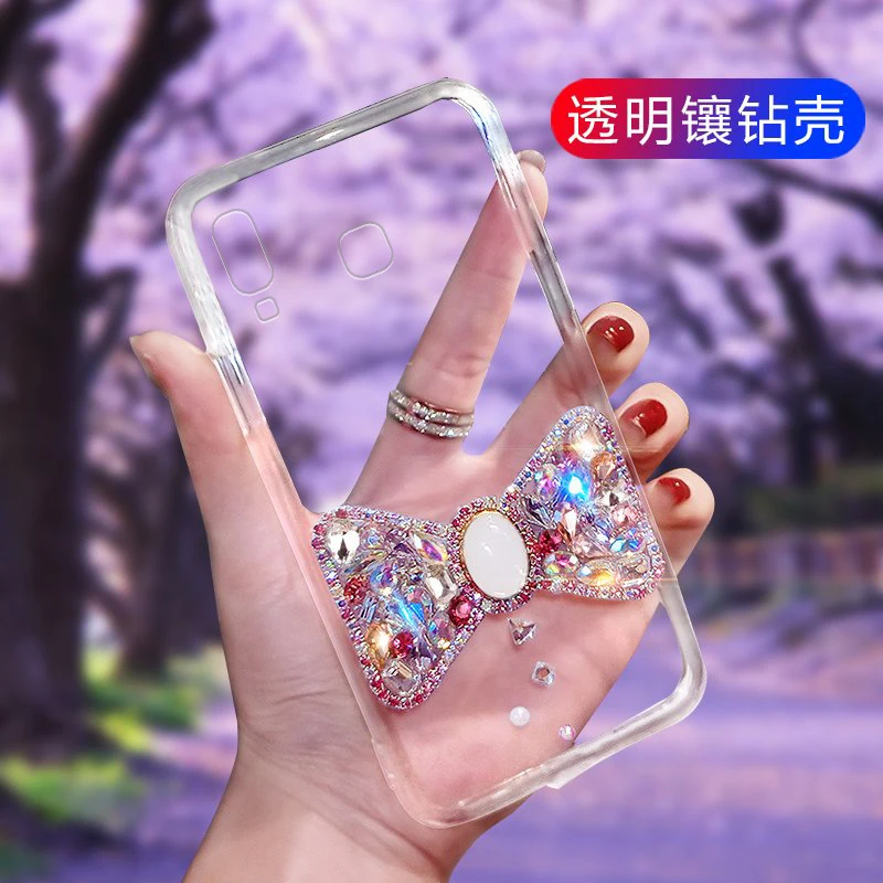 Ультра тонкий прозрачный для samsung A9 star чехол телефона Роскошные заключенная с