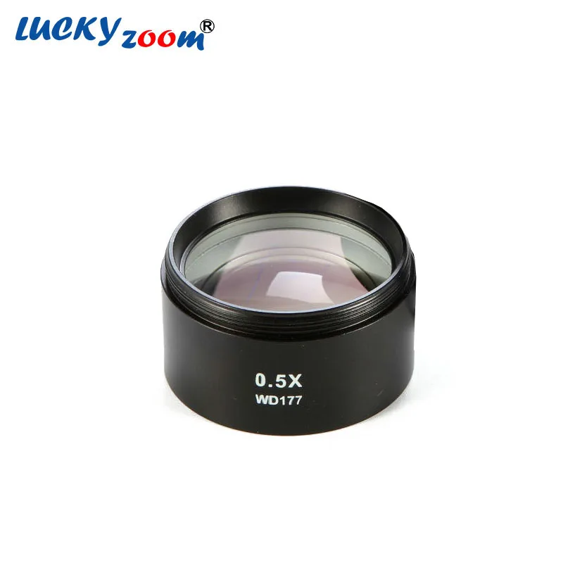 Luckyzoom SZM 0.5X Вспомогательный объектив для тринокулярного стереомикроскопа с зумом